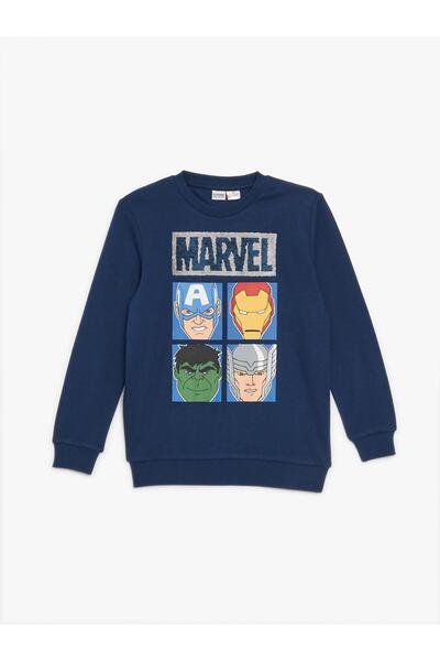 LC Waikiki guler rotund Tricou pentru băieți cu imprimeu Hulk - W49250Z4