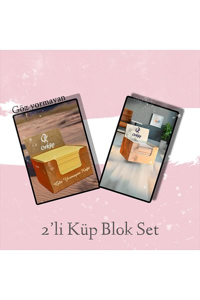 ORCOPY Ököp 8X8 Sky Pattern Dough Note Block 1St 80Gr and 2St 60Gr