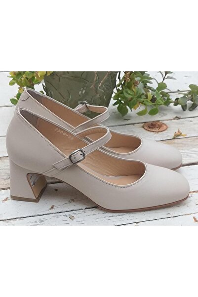 NISH N2508 Women's Genuine Leather Heeled Classic Business Shoes