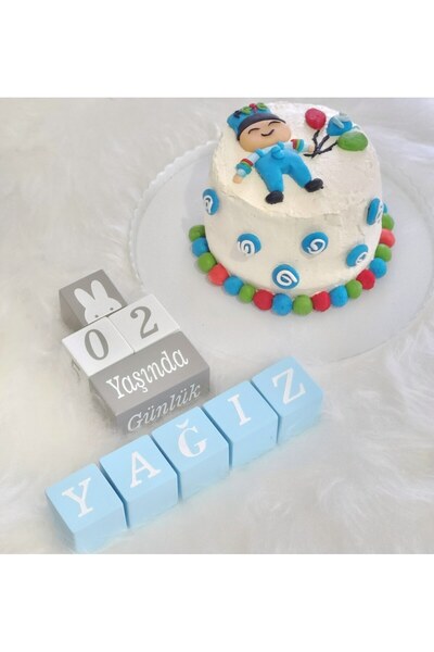 Yoyowoods Ahşap Harf Küpü( Tekli Çerçevesiz Büyük Harf)