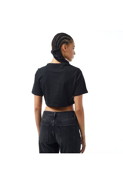 Vans Tricou negru pentru femei Growing Ideas Crew Crop Ii