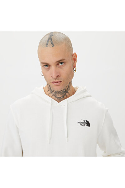 THE NORTH FACE Ανδρικό λευκό φούτερ Seasonal Graphic Hoodie