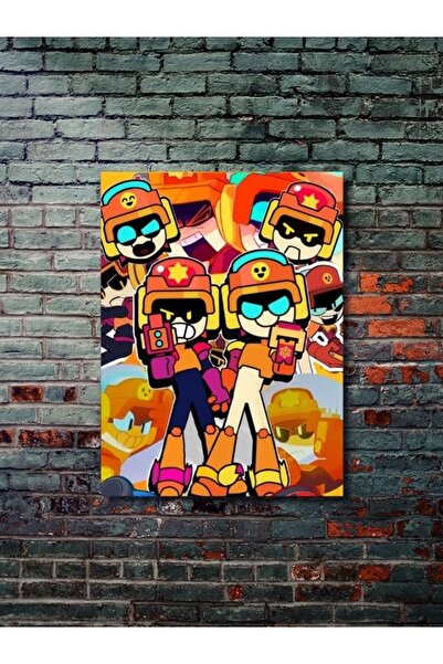 ZNC Brawl Stars, Eşsiz Tasarım Oyun, Karakter Posterleri, Özel Tasarım Kağıt ...