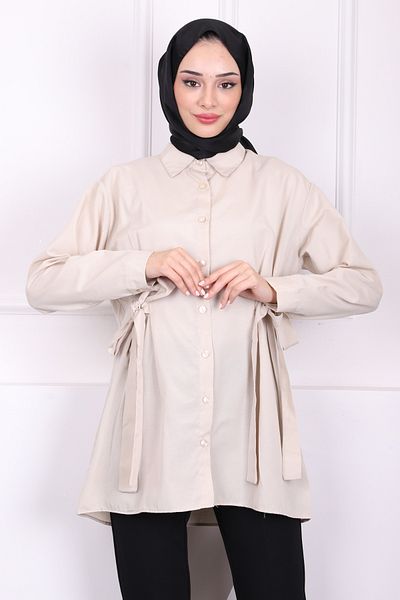 İmajButik Stone Waist Belted Tunic