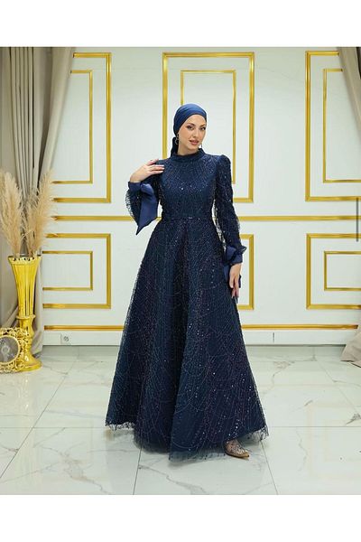 Esilapark Star Piece Imported Bead Embroidered Tulle