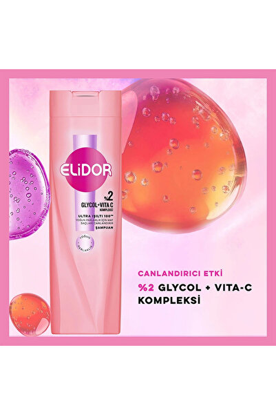 ROSSMANN Glycol + Vita C Ultra Işıltı 100 Şampuan 400 Ml