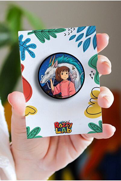 Rozzy Lab Ghibli Haku Pin - Rozet - Ahşap - Broş - Yaka Çanta Aksesuar