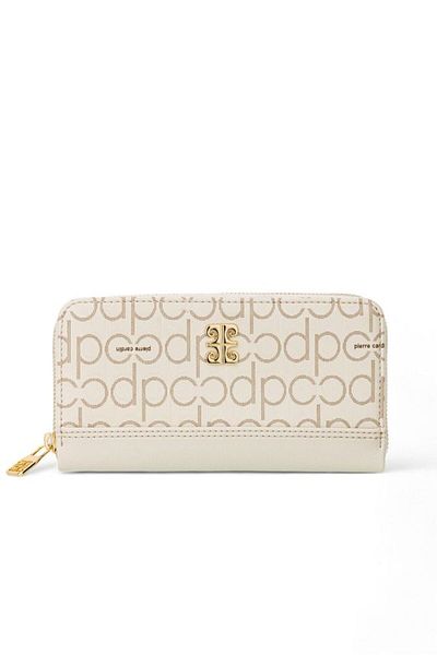 Pierre Cardin Μπεζ Monogram Γυναικείο Clutch & Clutch Bag - 06PC24Y604-PMN