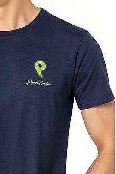 Pierre Cardin 6078 Ανδρικές πιτζάμες με κοντό μανίκι Crew-Indigo