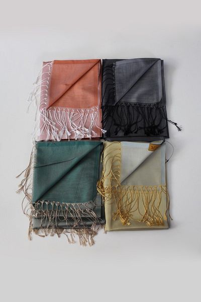 Mısırlı Smoked Cocoon Shawl - Silk Look