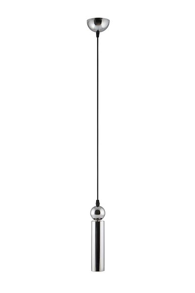 Bozyaka Aydınlatma Modern Chandelier - Sparg Decorative Single Metal Ceiling, Chrome Finish - Daylight Led Bulb Included