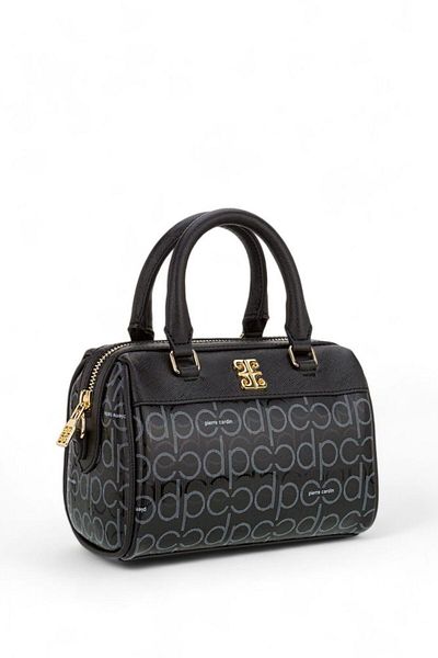 Pierre Cardin Monogram Black Women's Handbag 05PC24Y539-PMN
