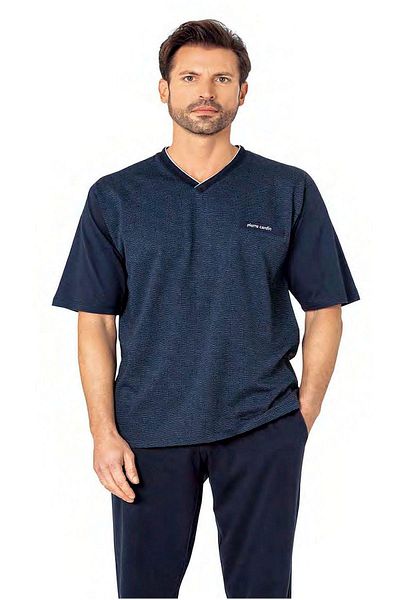 Pierre Cardin 6089 Ανδρικό κοντομάνικο 3 τεμαχίων ζακάρ πιτζάμες-saks