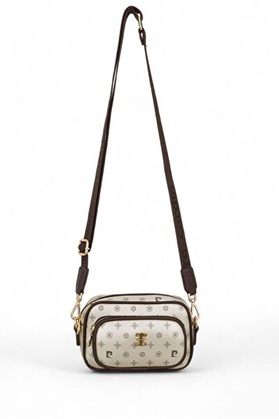 Pierre Cardin Monogram Altın Kadın Çapraz Askılı Çanta 05PC24Y531-MN