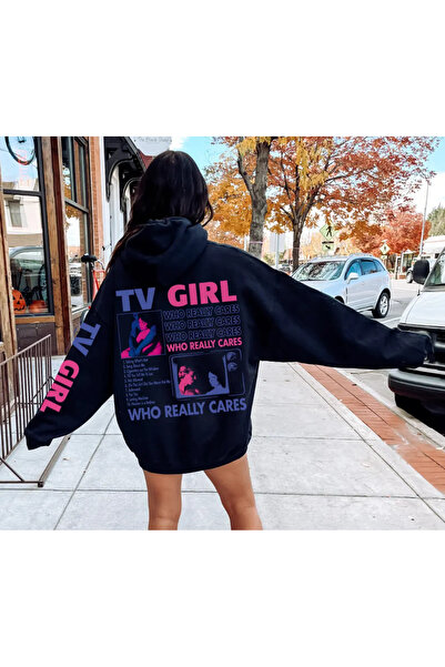 Aesthia سترة بغطاء للرأس للجنسين من TV Girl - تصميم ألبوم الموسيقى