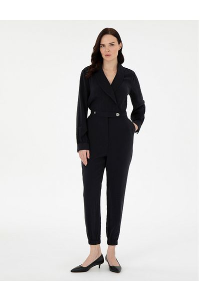 Pierre Cardin Anthracite Woven Jumpsuit 50292276 -Vr006
