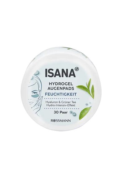 ISANA Set of 30 under Eye and Pad Hydrogel Hayaluron & Green Tea