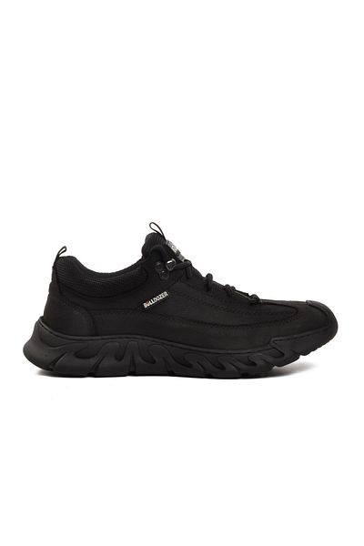 Bulldozer 240003   Black Nubuck Genuine Leather Men's Casual Shoes