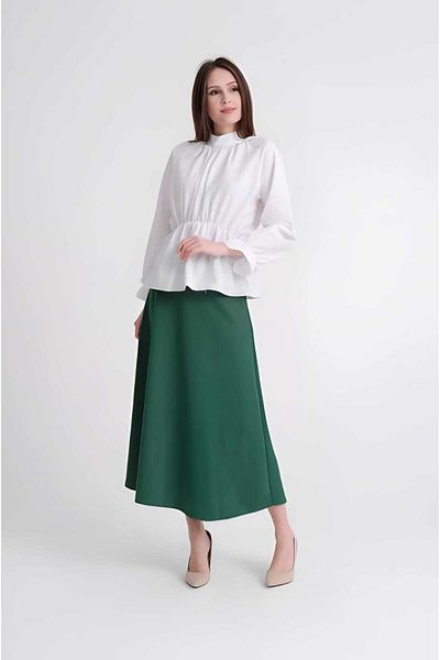 CNG MODA Hijab Short Shirt with Elastic Waist