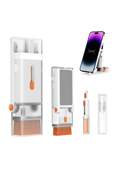 Deppo Trend Çok Fonksiyonlu Katlanabilr Telefon Standı Telefon/Airpods/Kulakl...