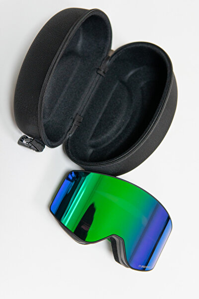 MAMAMİLA نظارات التزلج/التزلج على الجليد الاحترافية باللون الأخضر - موديل مغن...