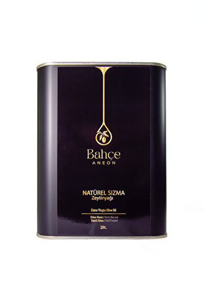 Bahçe Aneon Naturel Sızma Erken Hasat Soğuk Sıkım Gemlik Zeytinyağı - 2 Litre