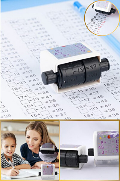 Hane Dostu Toplama Çıkartma Boşluk Doldurmalı Matematik İşlem Rulosu Seti