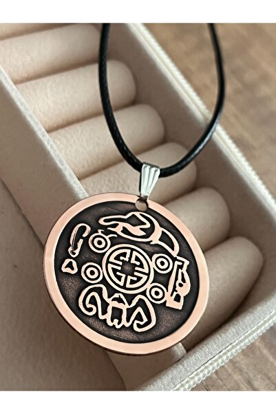MerveninYaziAtolyesi Money Amulet (Para Tılsımı) Bakır Kolye