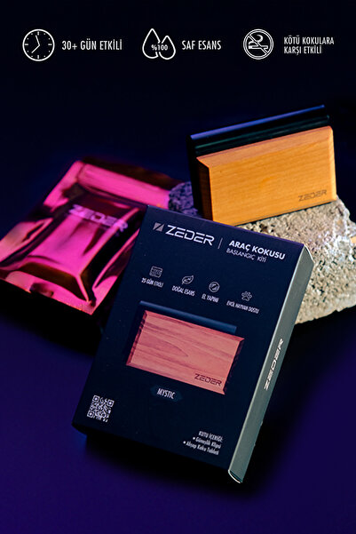 zeder Yeni Nesil Ahşap Araç Kokusu Başlangıç Kiti - Mystic