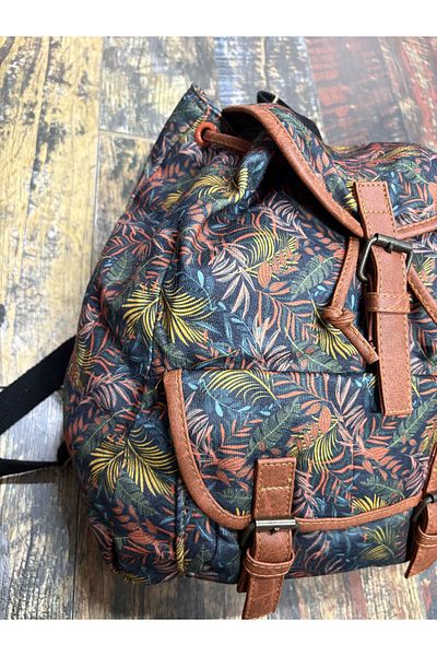 Street Bag Σακίδιο πλάτης ταξιδιού ημερήσιου τύπου Mallorca Ethnic με αυθεντικό καπάκι