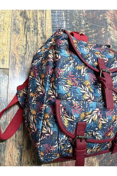 Street Bag Σακίδιο πλάτης ταξιδιού ημερήσιου τύπου Mallorca Ethnic με αυθεντικό καπάκι