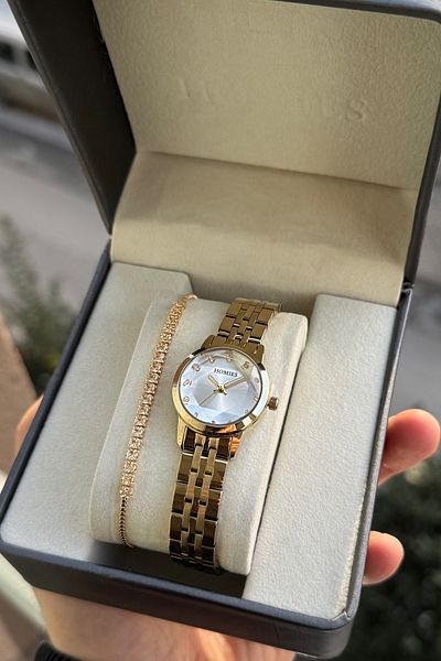 Homies Women's Wristwatch - Small Case Gift Box, Bracelet Gift. Hm 4384659456