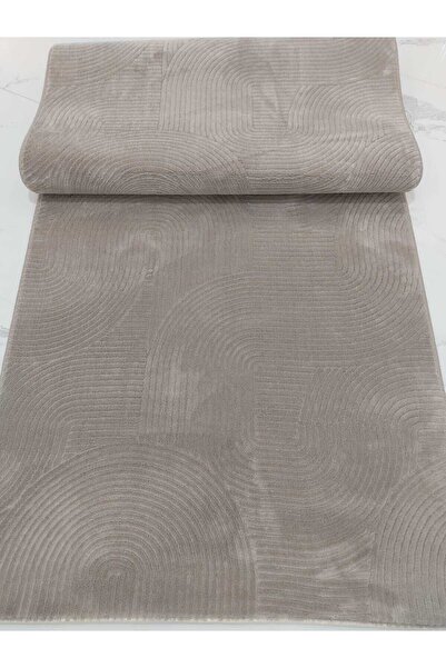 Merinos Joy Rölyef Kaymaz Taban Oda Salon Koridor Mutfak Halı Yolluk Bej