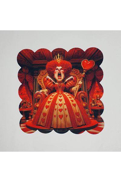 DECO Fairytale Evil Witch's Land Digital Printed Laser Cut Cocktail Napkin