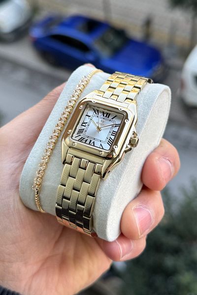 Homies Women's Wristwatch and Gift Box - Square Design.Hm 54353445739