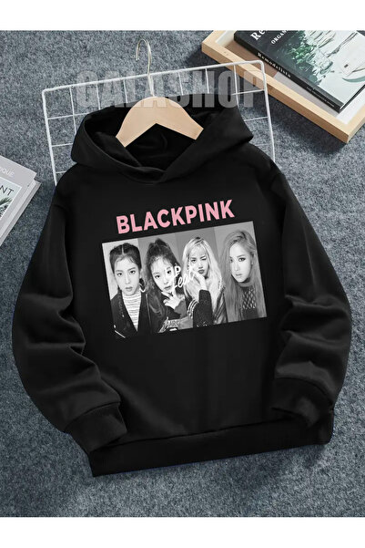 GALASHOP Blackpink Çocuk Pamuklu Hoodie Mod37