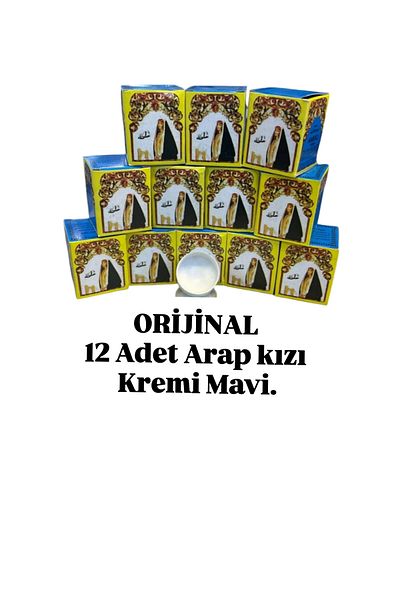 Sabuncu Hacı Original Arabian Girl Cream - Blue (12 Pcs)