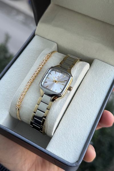 Homies Women's Wristwatch - Small Exquisite Square Gift Box, Bracelet.Hm 4364545739