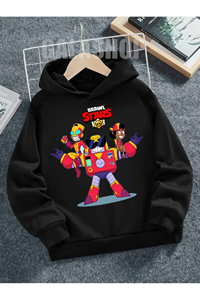 GALASHOP Brawl Stars Çocuk pamuklu Kapşonlu mod73