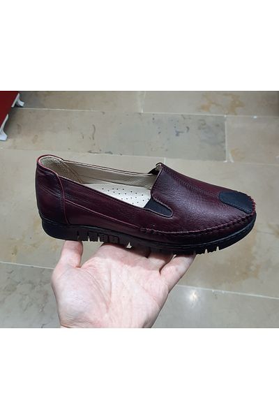 BELOX Women's Inside-Outside Genuine Leather Orthopedic Seasonal Casual Mother Shoes