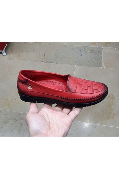 BELOX Women's Inside-Outside Genuine Leather Orthopedic Seasonal Casual Mother Shoes