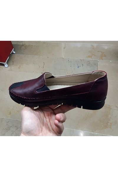 BELOX Women's Inside-Outside Genuine Leather Orthopedic Seasonal Casual Mother Shoes