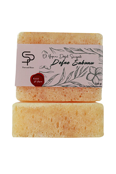 Pureandshine صابون إسفنجي طبيعي مصنوع يدويًا