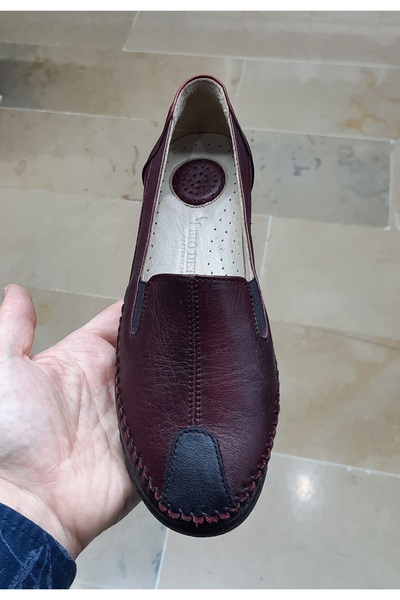 BELOX Women's Inside-Outside Genuine Leather Orthopedic Seasonal Casual Mother Shoes