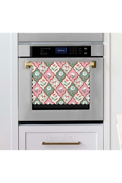 decofav Pinterest Style Decorative Bow, Goose and Flower Pattern Laser Cut Fabric Kiln Cover