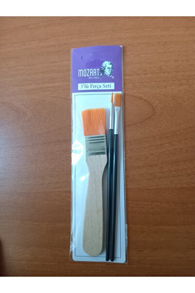 Müjde Tuhafiye Set de 3 pensule pentru pictură MOZART