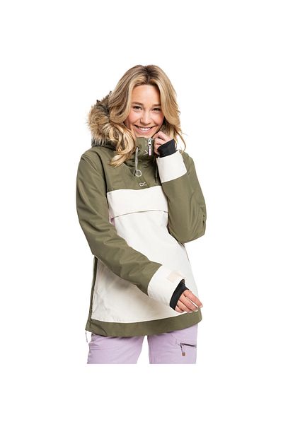 Roxy Women's Snowboard Jacket Shelter J Snjt Khaki