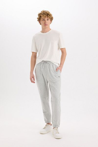 DeFacto Jogginghose mit normaler Passform, Taschen, Basic, gerader Bund, Schnürung, elastisches Bein, D4416AX25SP