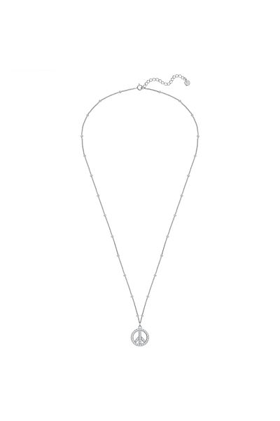 Glanzstücke München Silberhalskette Kette Mit Anhänger Sterling Silber Zirkonia Weiß