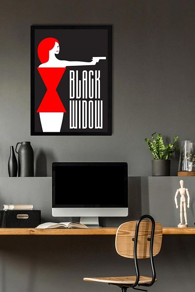 Saturn Pictură înrămată Black Widow - Pictură poster Marvel